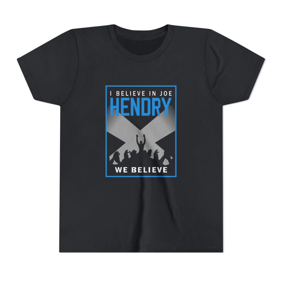 I Believe in Joe Hendry We Believe Youth Short Sleeve Tee