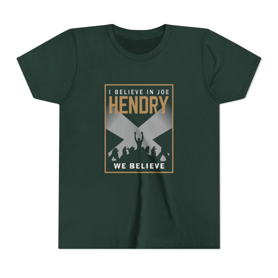 I Believe in Joe Hendry Youth Short Sleeve Tee