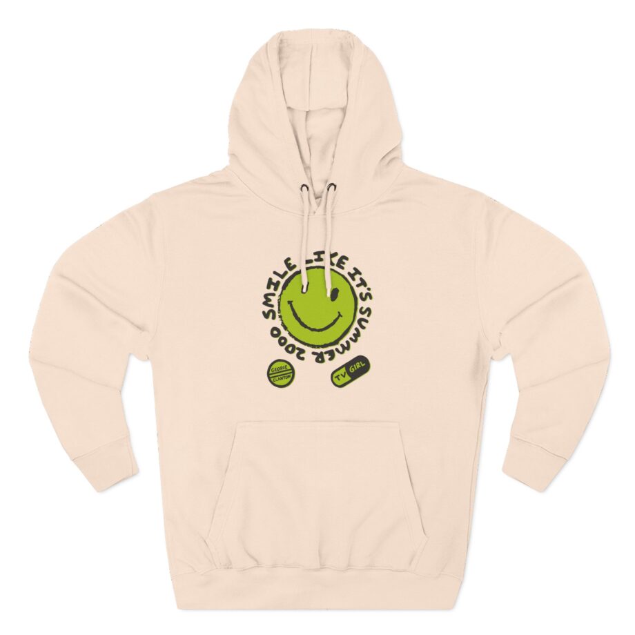 Tv Girl Smile Like It's Summer 2000 Three-Panel Fleece Hoodie