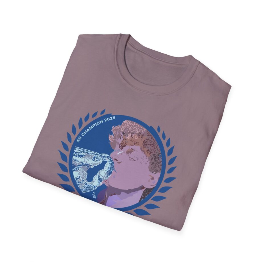 Jannik Sinner AO Champion 2025 Unisex Softstyle T-Shirt