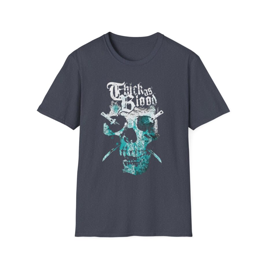 Thick as Blood 2 Color Skull Unisex Softstyle T-Shirt