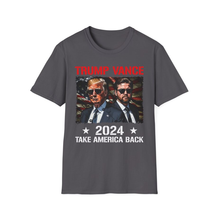 Donald Trump J.d. Vance Take America Back Unisex Softstyle T-shirt