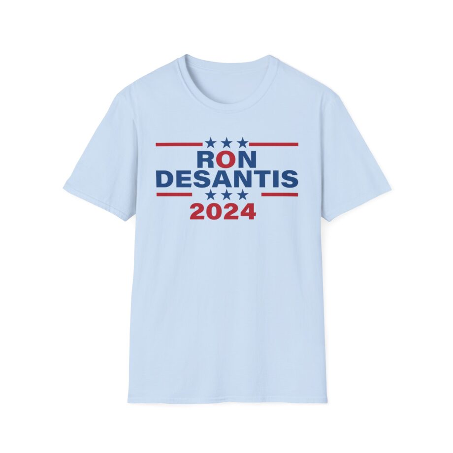 Ron Desantis Election 2024 Triple Stars Unisex Softstyle T-shirt