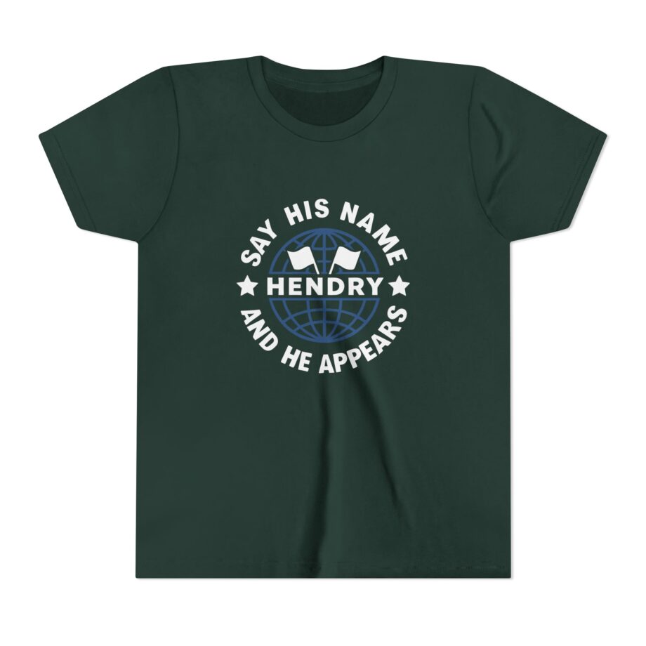 Say His Name Joe Hendry Youth Short Sleeve Tee