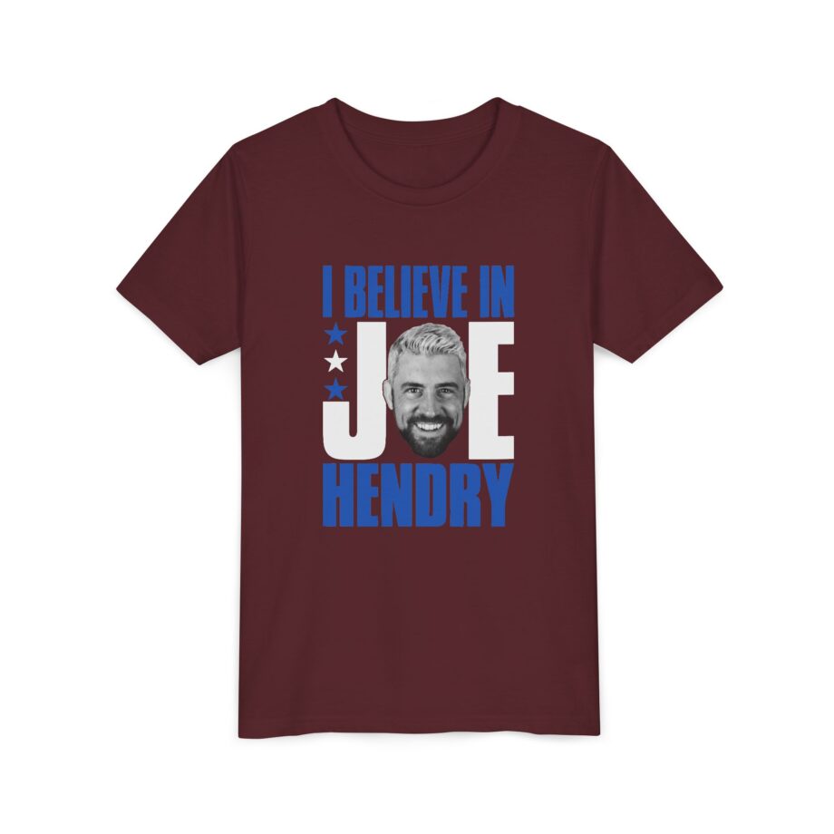 I Believe in Joe Hendry Youth Short Sleeve Tee