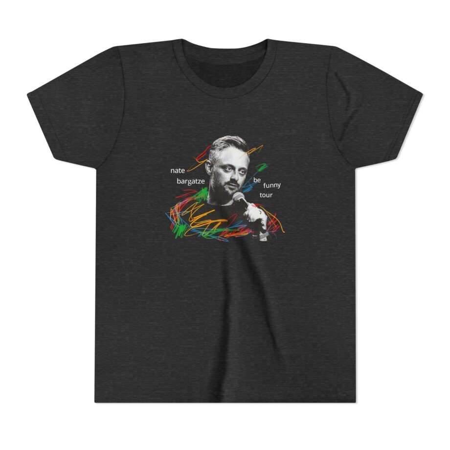 Nate Bargatze 2024 Be Funny Tour Youth Short Sleeve Tee