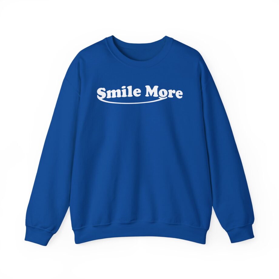 Roman Atwood Smile More Unisex Heavy Blend Crewneck Sweatshirt