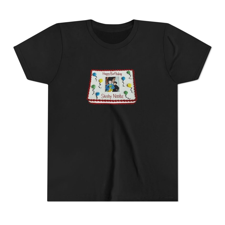 Birthday Cake Slushy Noobz Youth Short Sleeve Tee
