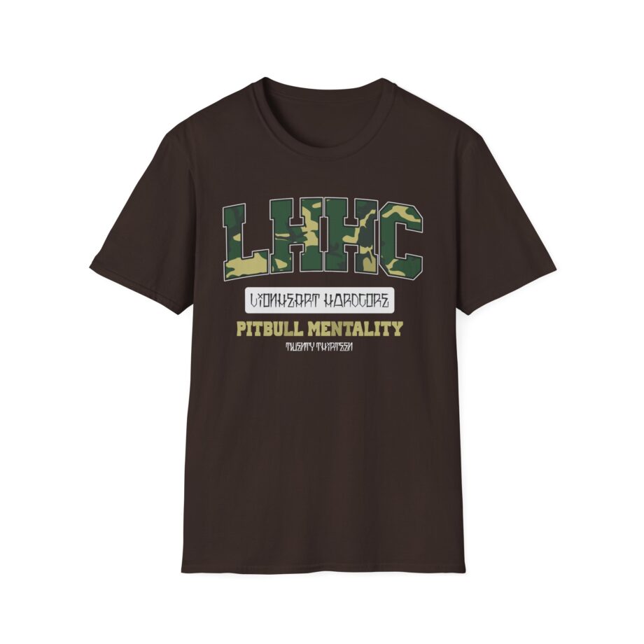 Lionheart Pitbull Camo Unisex Softstyle T-shirt