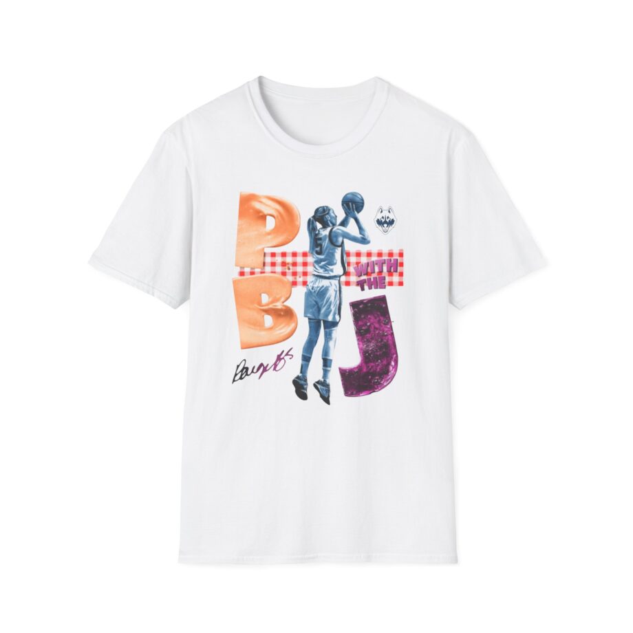 Paige Bueckers Pb With the J Unisex Softstyle T-shirt