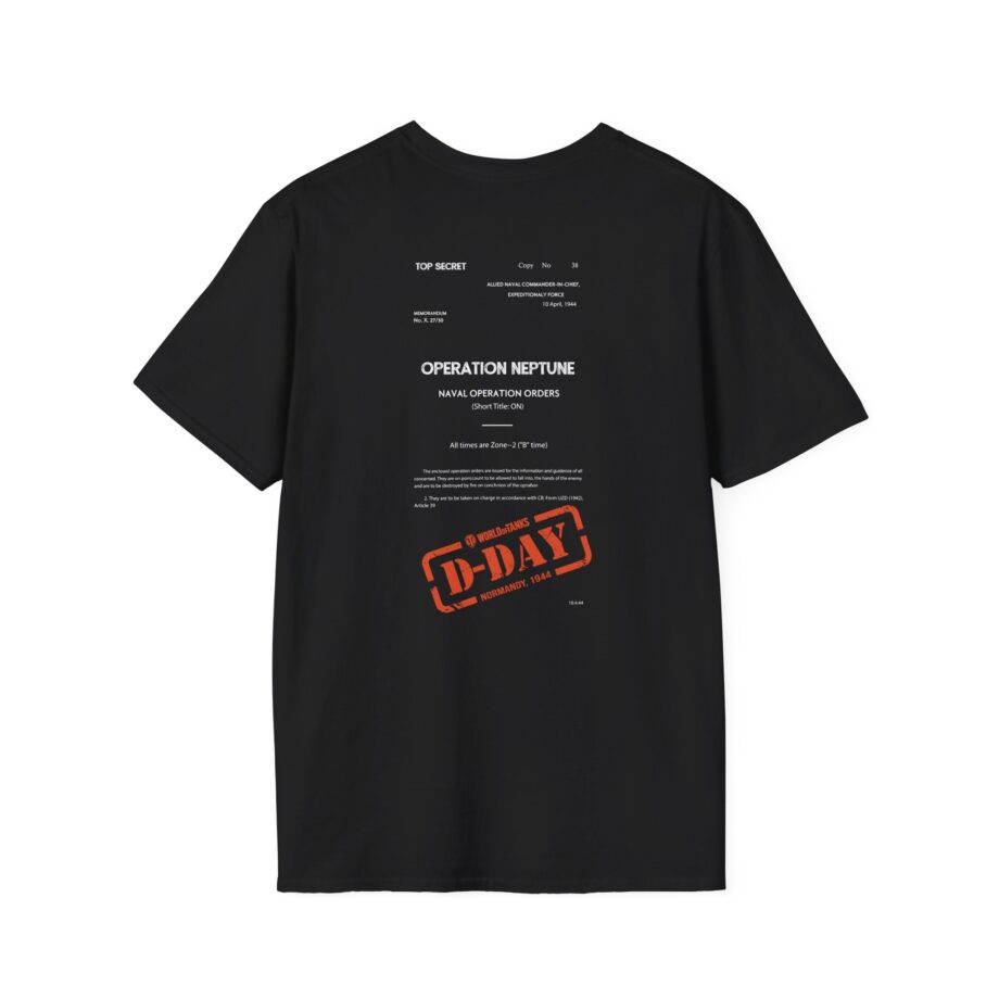 World of Tank Wot D-day Top Secret Unisex Softstyle T-Shirt