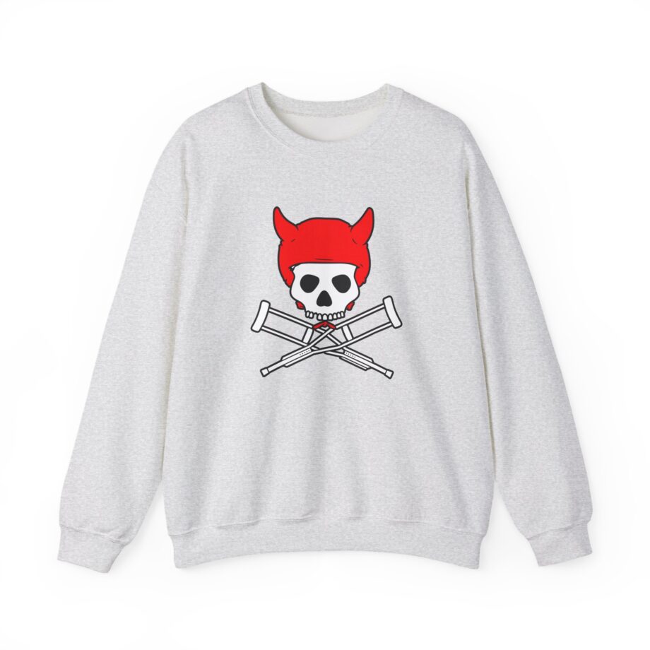 Jackass Camouflage Helmet Unisex Heavy Blend™ Crewneck Sweatshirt