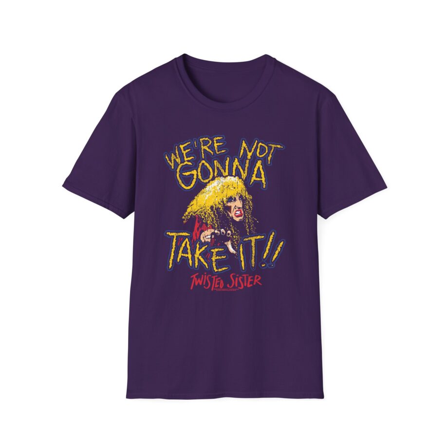 Twisted Sister We're Not Gonna Take It Unisex Softstyle T-shirt
