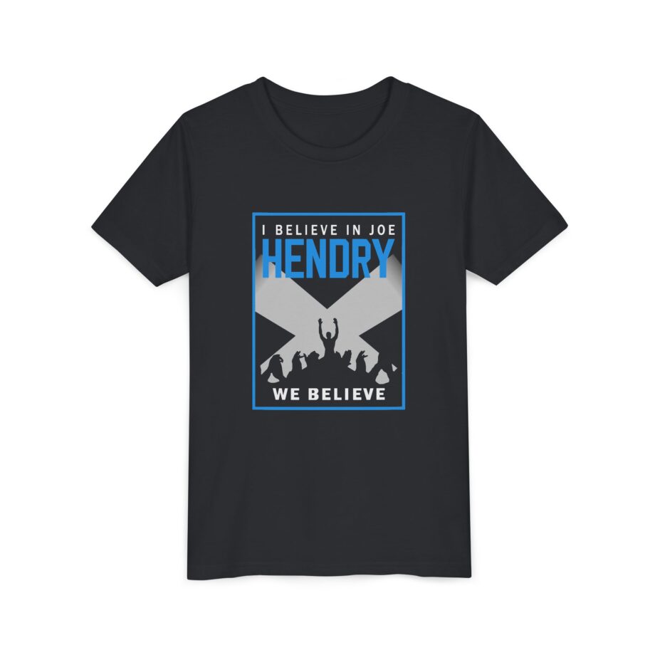 I Believe in Joe Hendry We Believe Youth Short Sleeve Tee