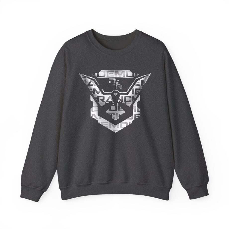 Demolition Ranch Demo Glitch Shield Unisex Heavy Blend Crewneck Sweatshirt