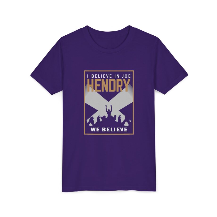 I Believe in Joe Hendry Youth Short Sleeve Tee