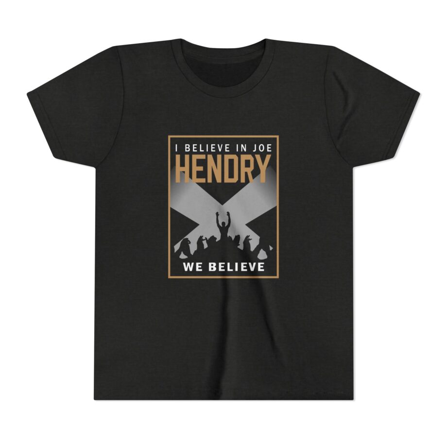 I Believe in Joe Hendry Youth Short Sleeve Tee