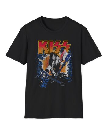 Kiss World Tour '84 Unisex Softstyle T-Shirt