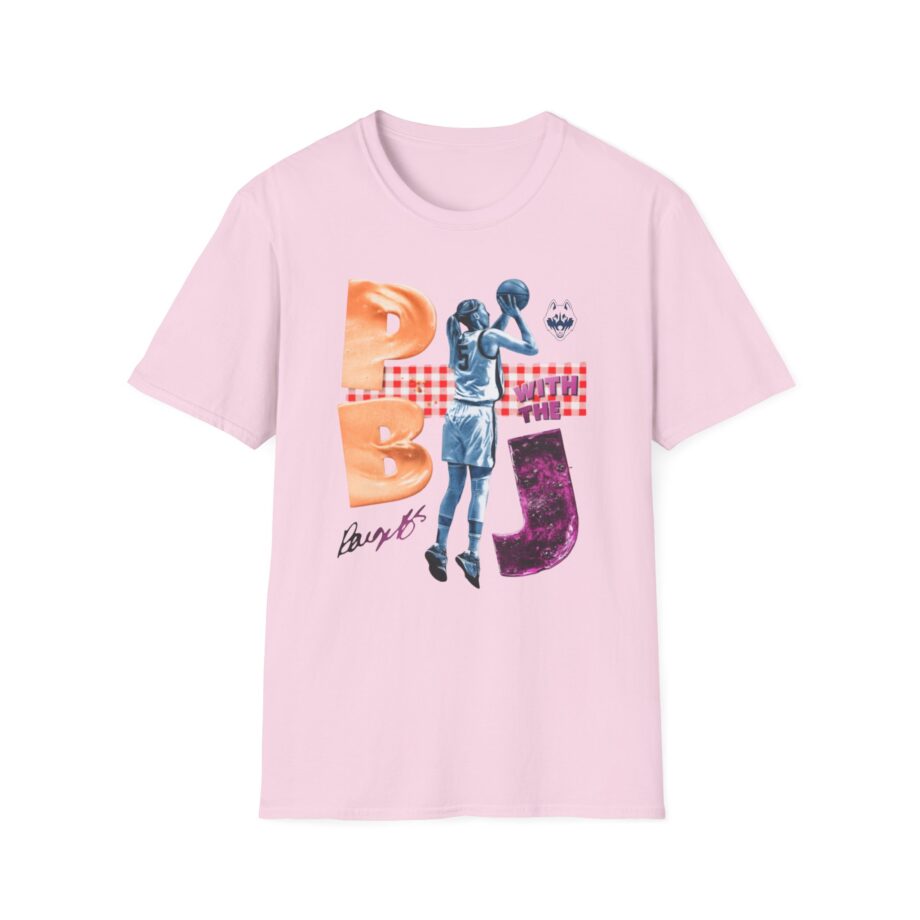 Paige Bueckers Pb With the J Unisex Softstyle T-shirt