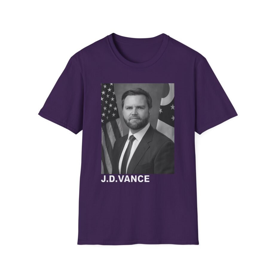 Jd Vance Portrait Pro Unisex Softstyle T-shirt