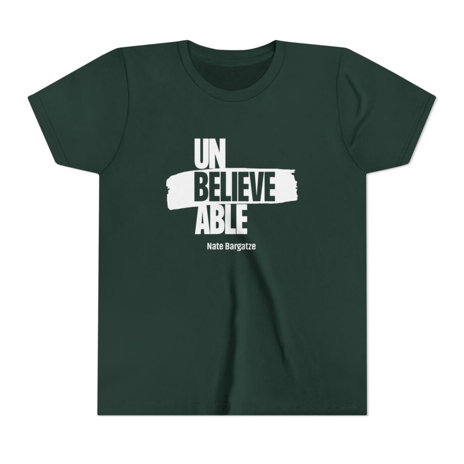 Nate Bargatze  Unbelievable Youth Short Sleeve Tee