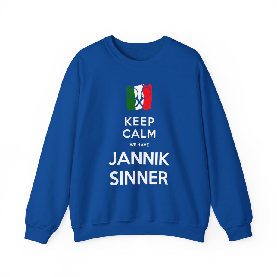 Jannik Sinner Keep Calm We Have Unisex Heavy Blend Crewneck Sweatshirt