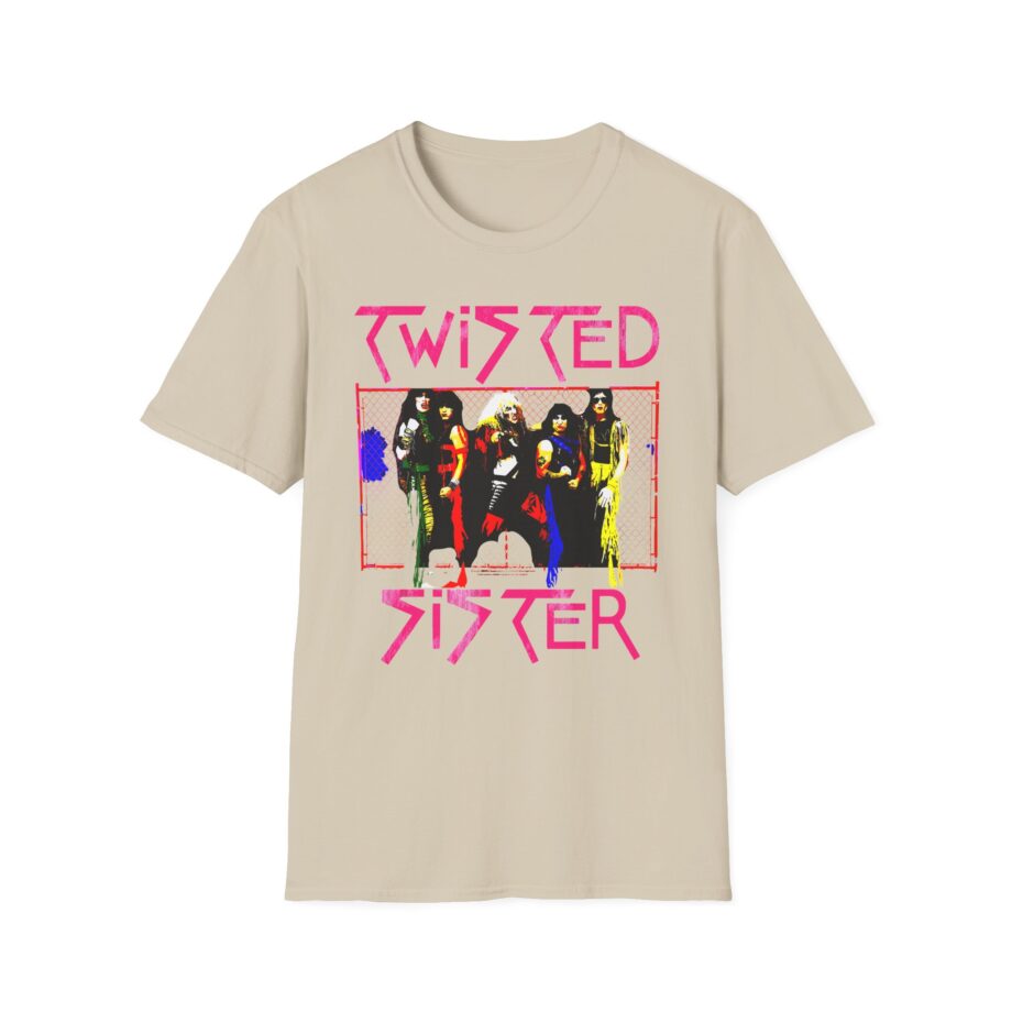 Vintage Group Photo Twisted Sister Unisex Softstyle T-shirt
