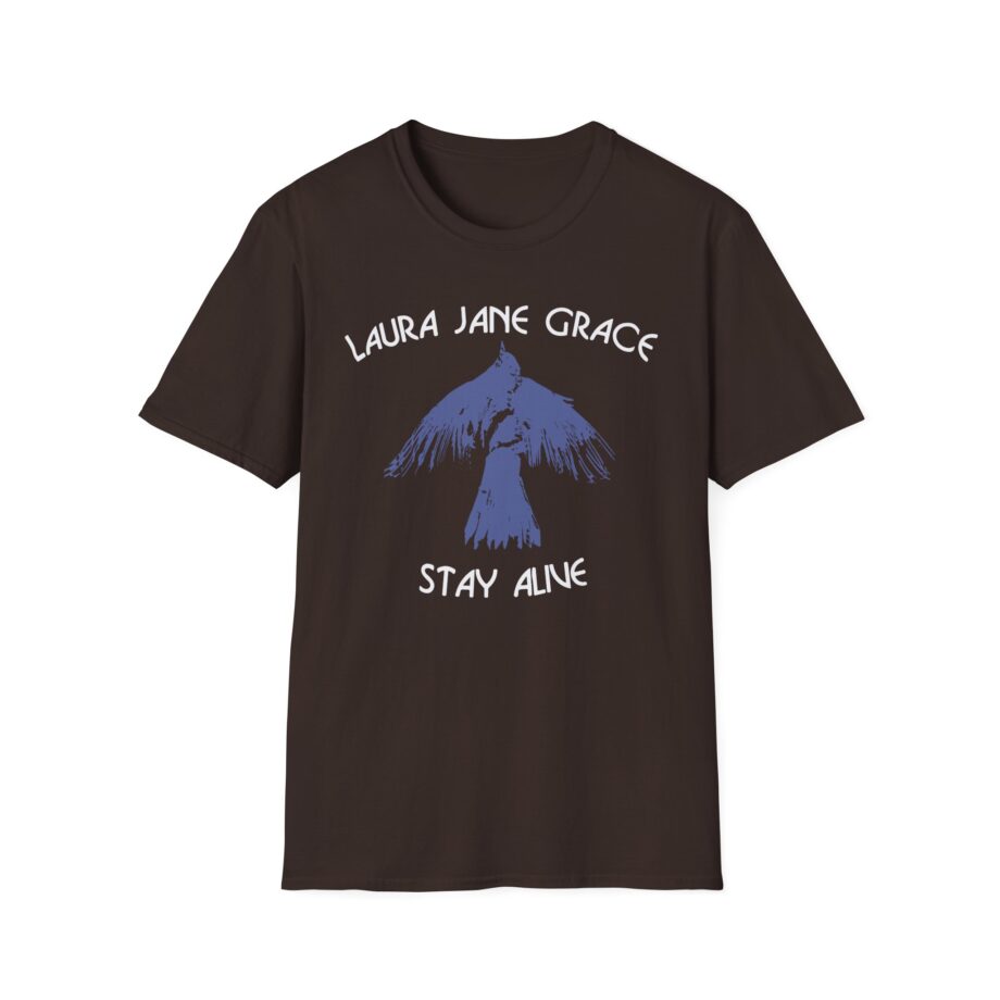 Laura Jane Grace Stay Alive Unisex Softstyle T-shirt