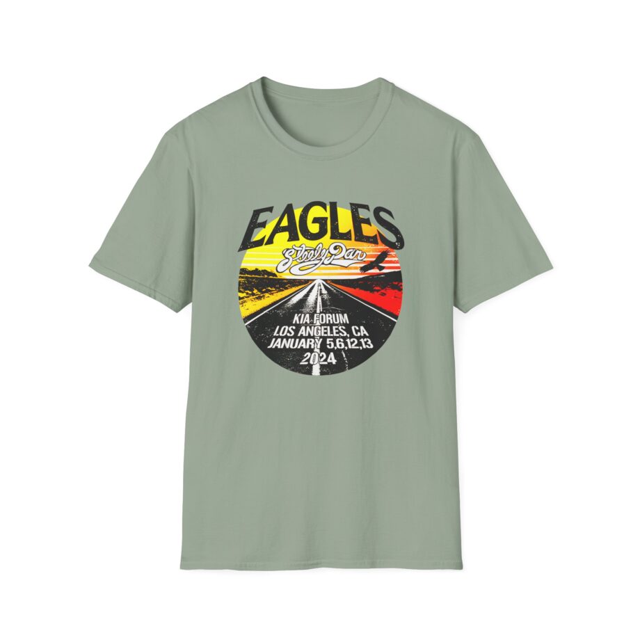 The Eagles The Long Goodbye 2024 Tour Los Angeles Unisex Softstyle T-Shirt