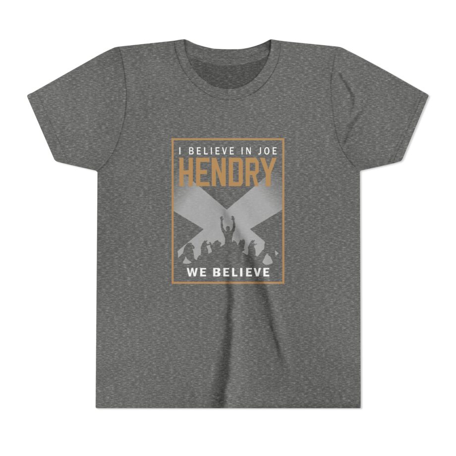 I Believe in Joe Hendry Youth Short Sleeve Tee