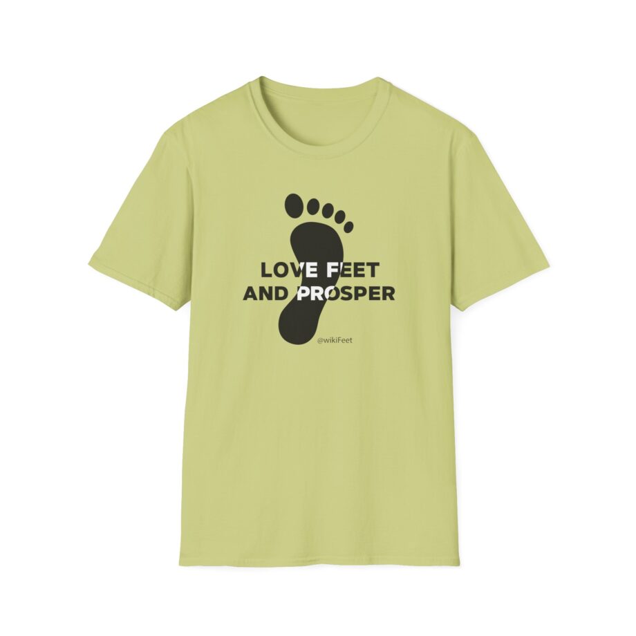 Wikifeet Love Feet and Prosper Unisex Softstyle T-Shirt