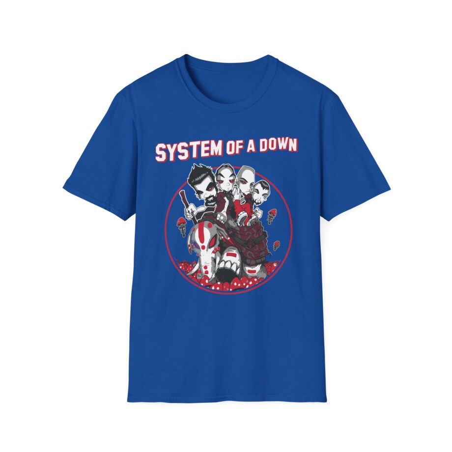 System of a Down Mushroom People Unisex Softstyle T-Shirt