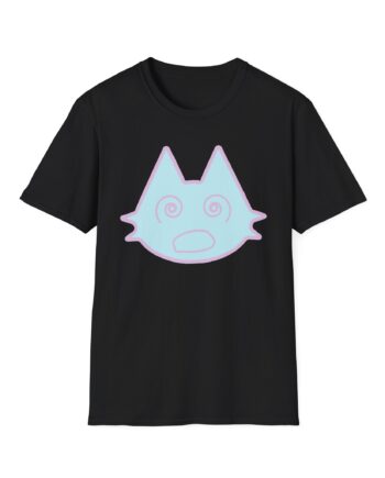 Sinjin Drowning Dizzy Cat Unisex Softstyle T-shirt