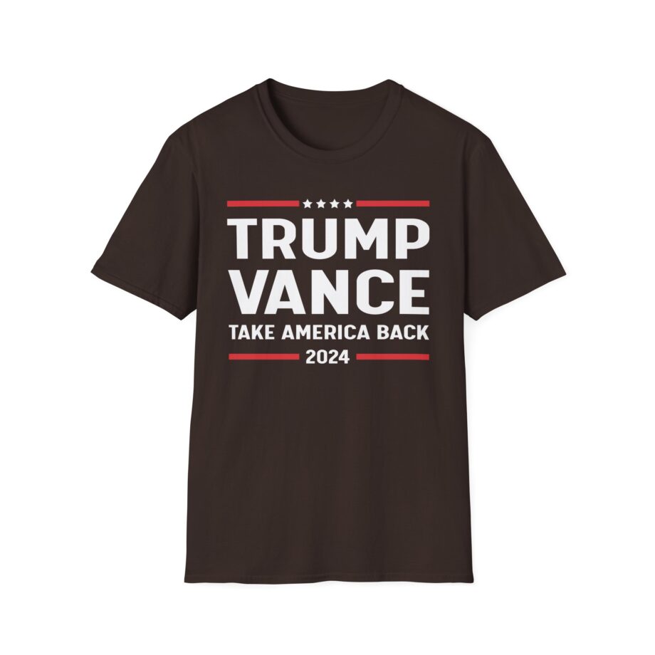Support Trump Vance 2024 With This Take America Back Unisex Softstyle T-shirt