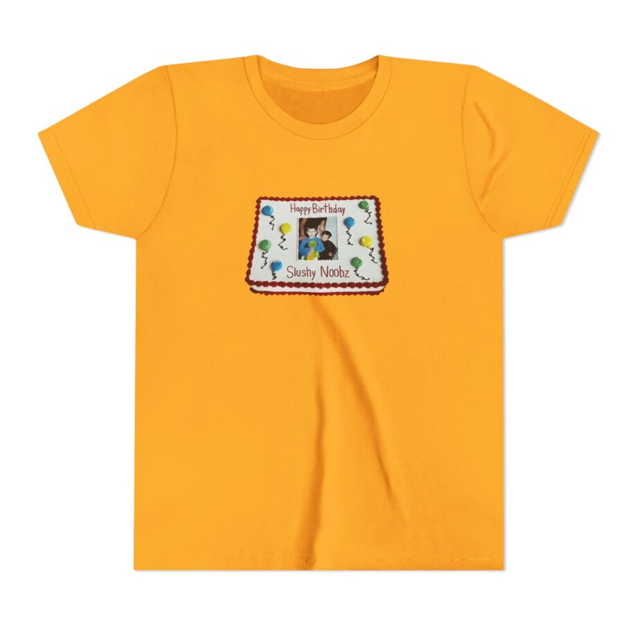 Birthday Cake Slushy Noobz Youth Short Sleeve Tee