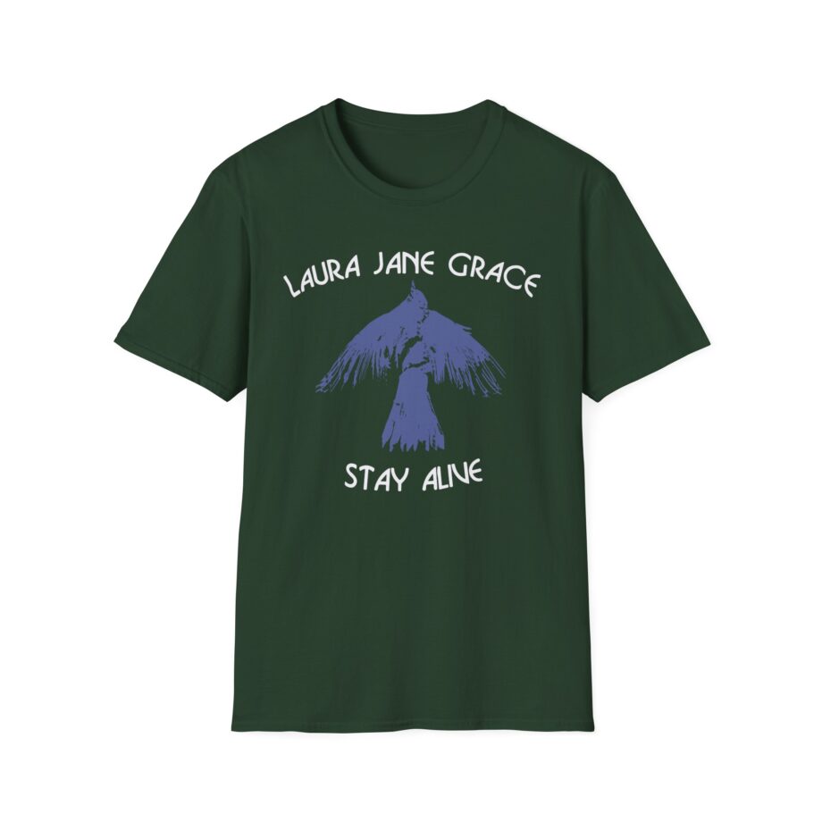 Laura Jane Grace Stay Alive Unisex Softstyle T-shirt
