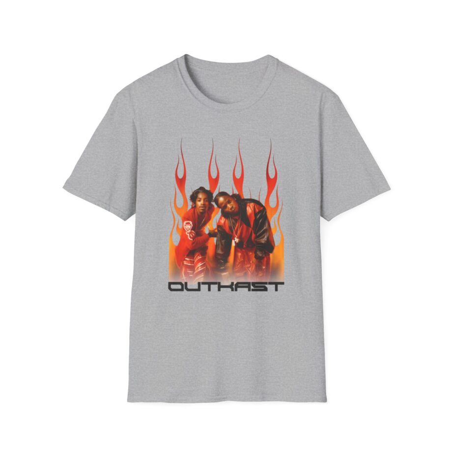 Outkast Outkast Flames Unisex Softstyle T-shirt