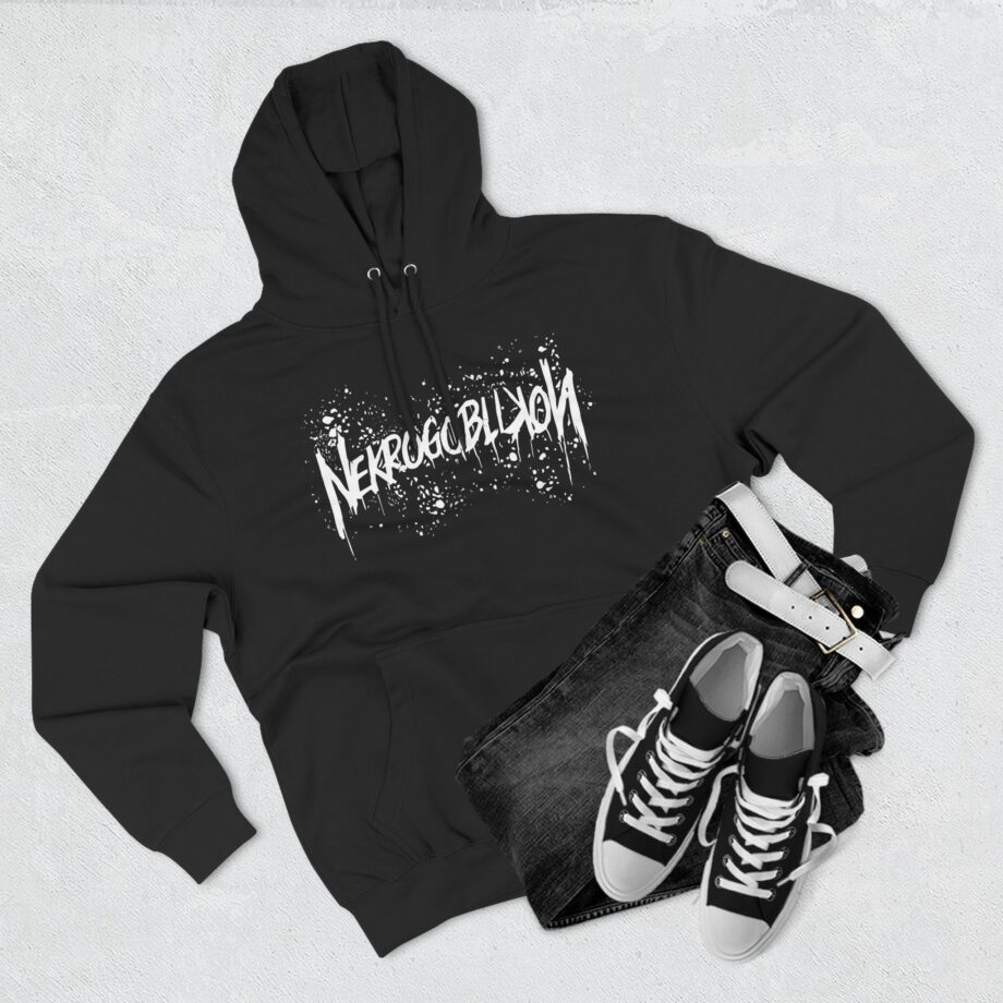 Nekrogoblikon Goblin Mode Raglan Three-Panel Fleece Hoodie