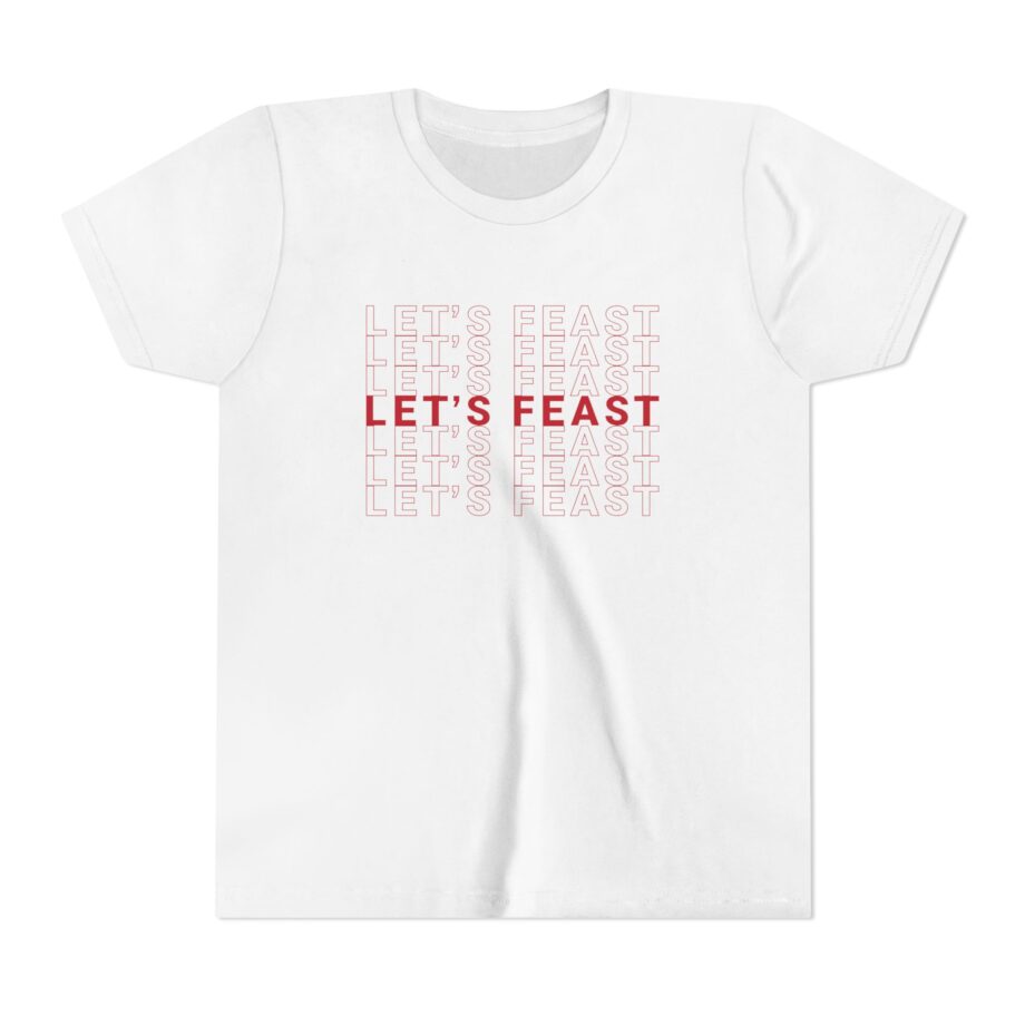 Elyse Myers Let’s Feast Youth Short Sleeve Tee