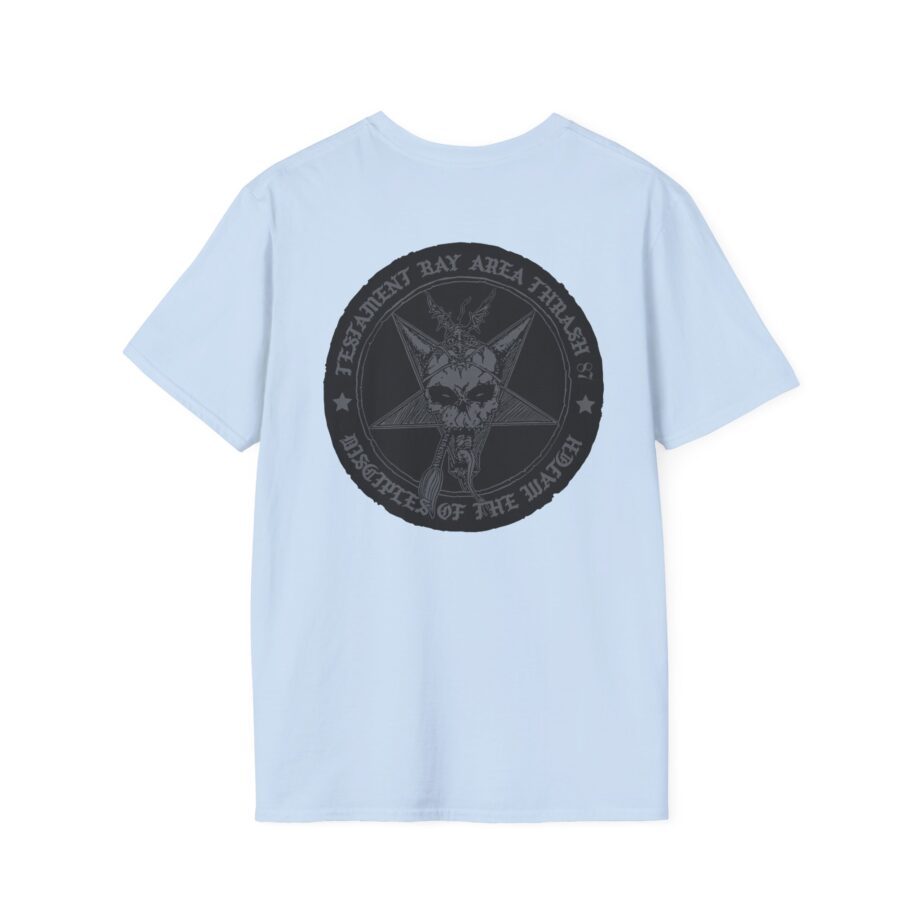 Testament Bay Area Thrash Blackout Unisex Softstyle T-Shirt