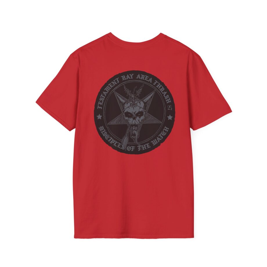 Testament Bay Area Thrash Blackout Unisex Softstyle T-Shirt