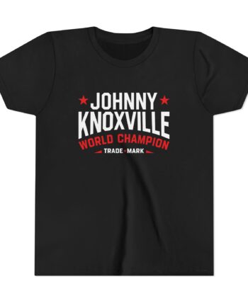 Jackass Johnny Knoxville World Champion Trade Mark Youth Short Sleeve Tee