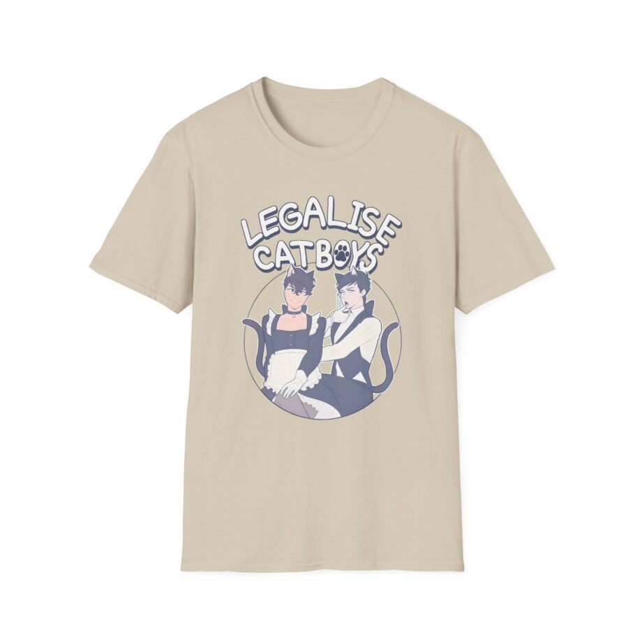 Dan and Phil Legalise Catboys Unisex Softstyle T-Shirt