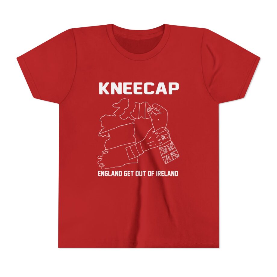 Kneecap England Get Out of Ireland Youth Short Sleeve Tee