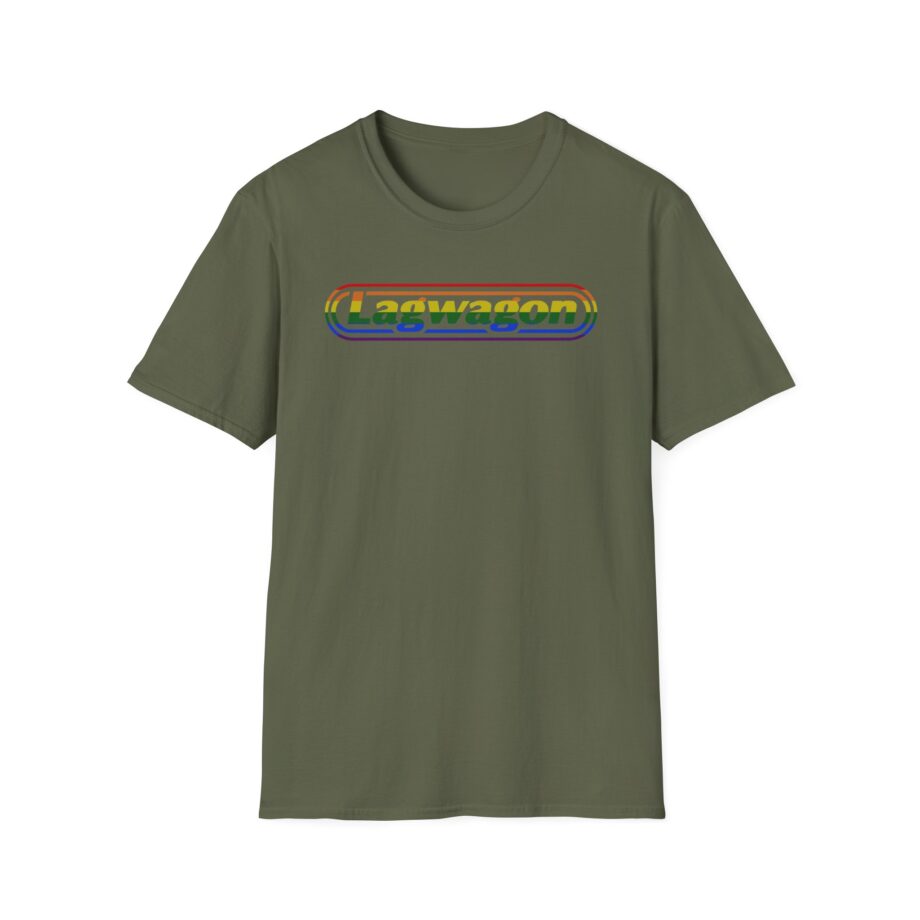 Lagwagon Rainbow Bandaid Unisex Softstyle T-shirt