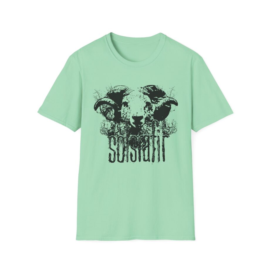 Solstafir Ram Olive Unisex Softstyle T-Shirt