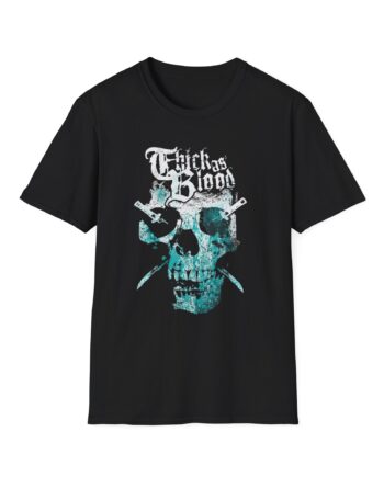 Thick as Blood 2 Color Skull Unisex Softstyle T-Shirt