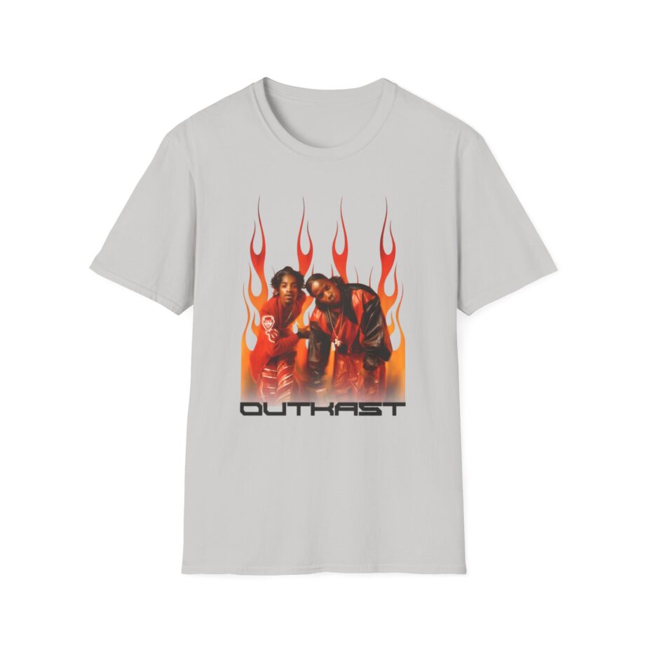 Outkast Outkast Flames Unisex Softstyle T-shirt