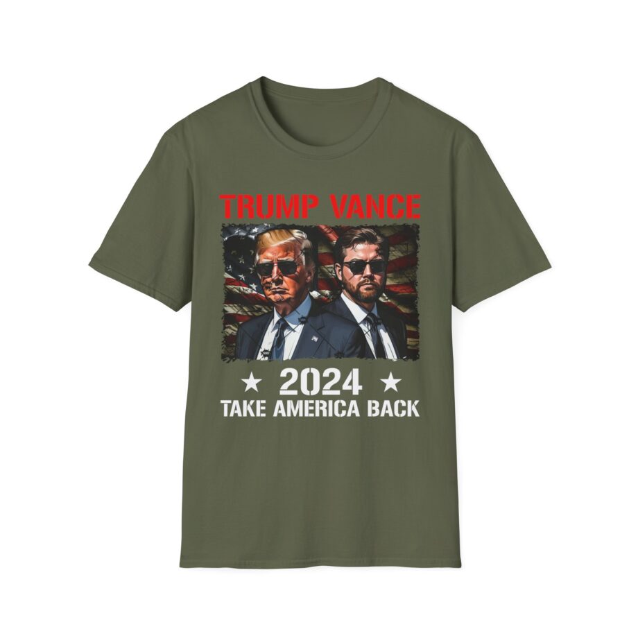 Donald Trump J.d. Vance Take America Back Unisex Softstyle T-shirt