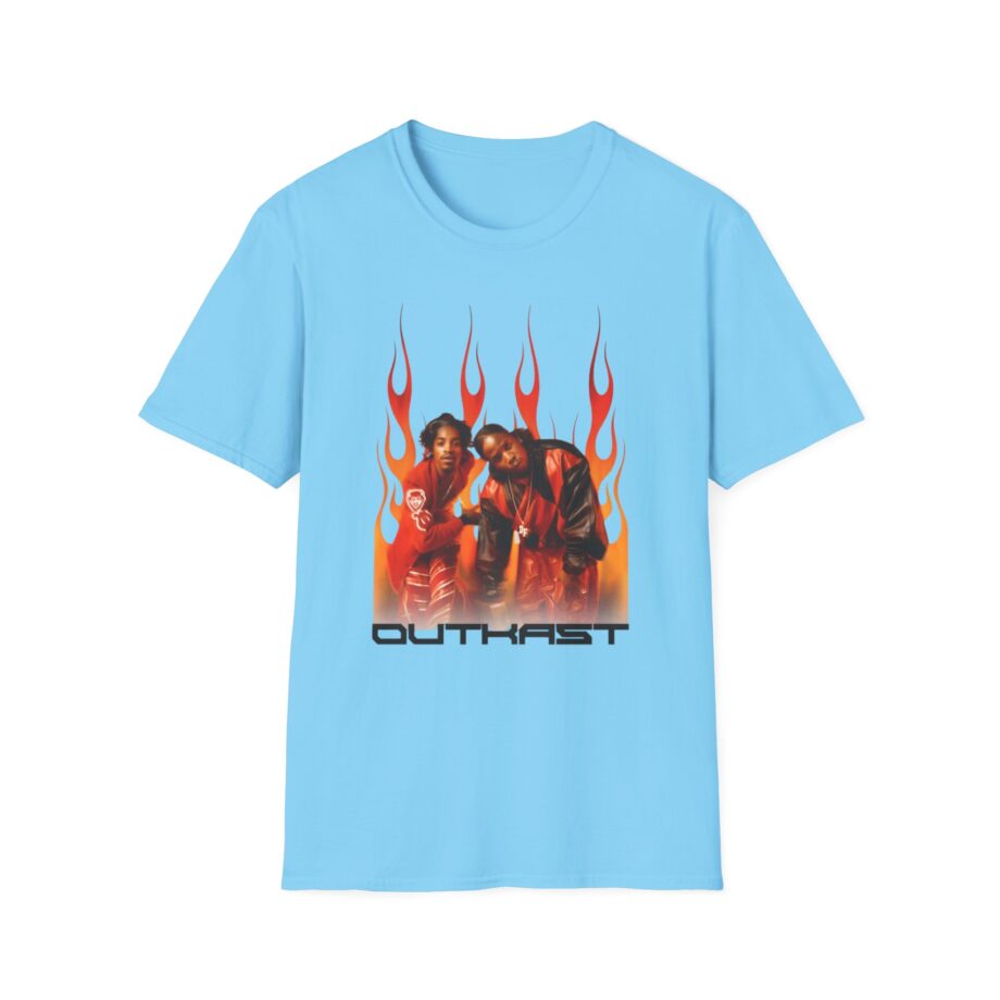 Outkast Outkast Flames Unisex Softstyle T-shirt